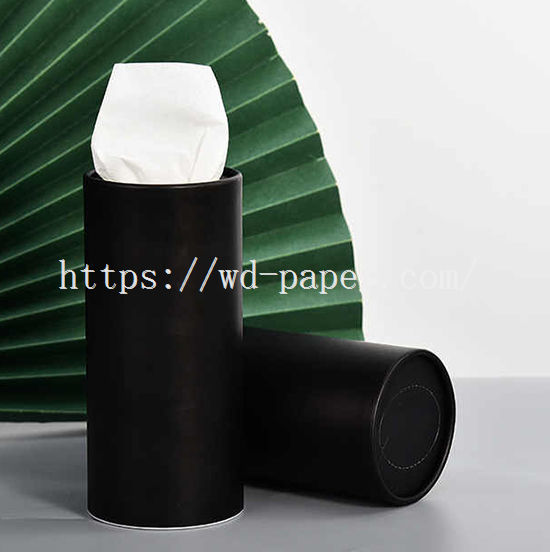 cylinder tissue box