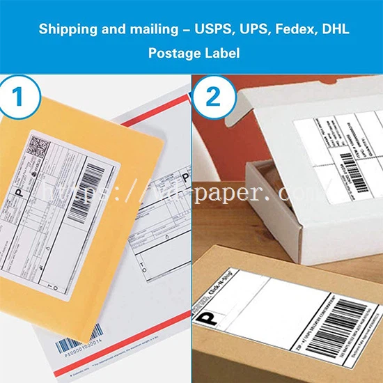shipping label paper